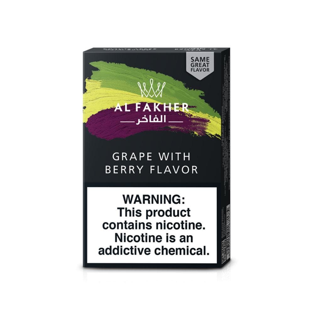 Al Fakher Hookah Tobacco - Grape with Berry Flavor, 50g