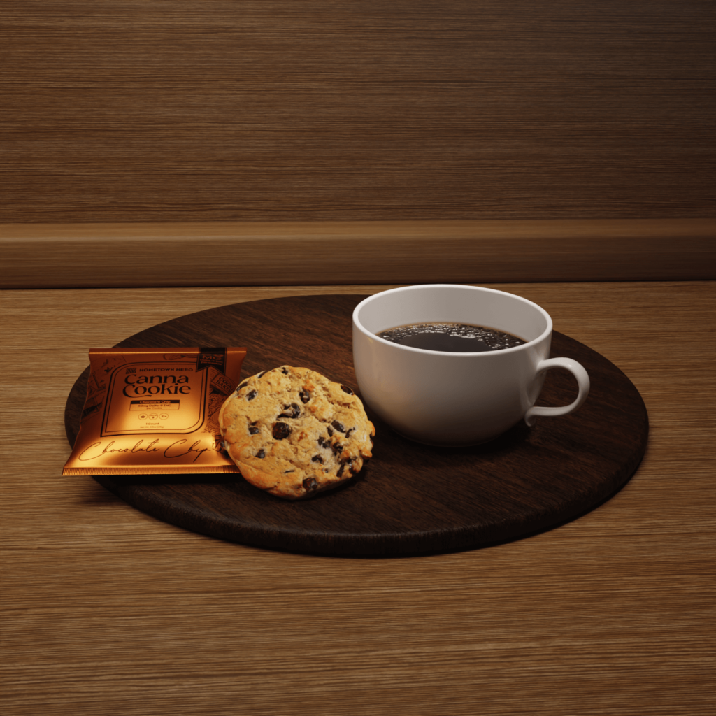 Chocolate Chip - Canna Cookies (Half-Dozen)