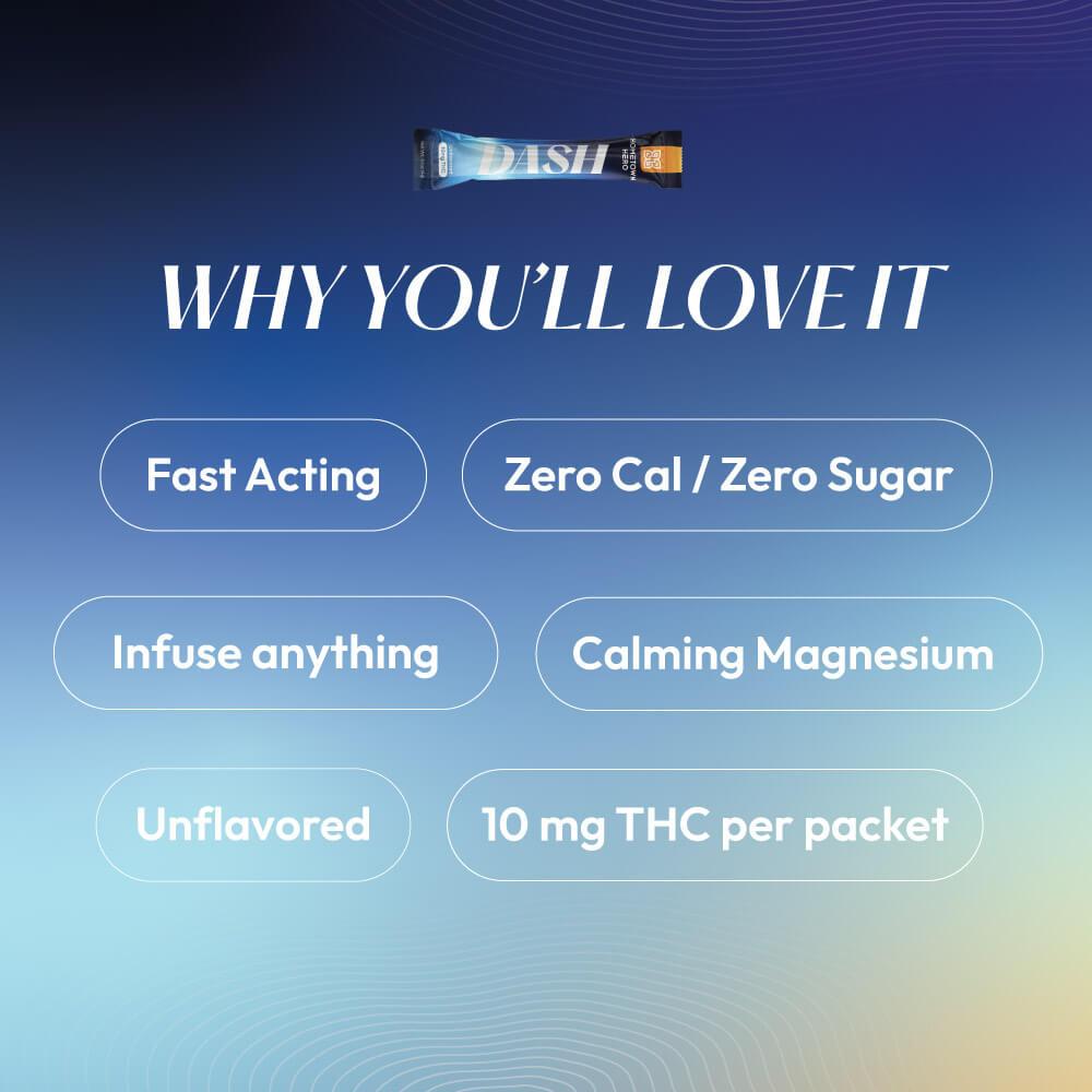 DASH - Unflavored THC Powder