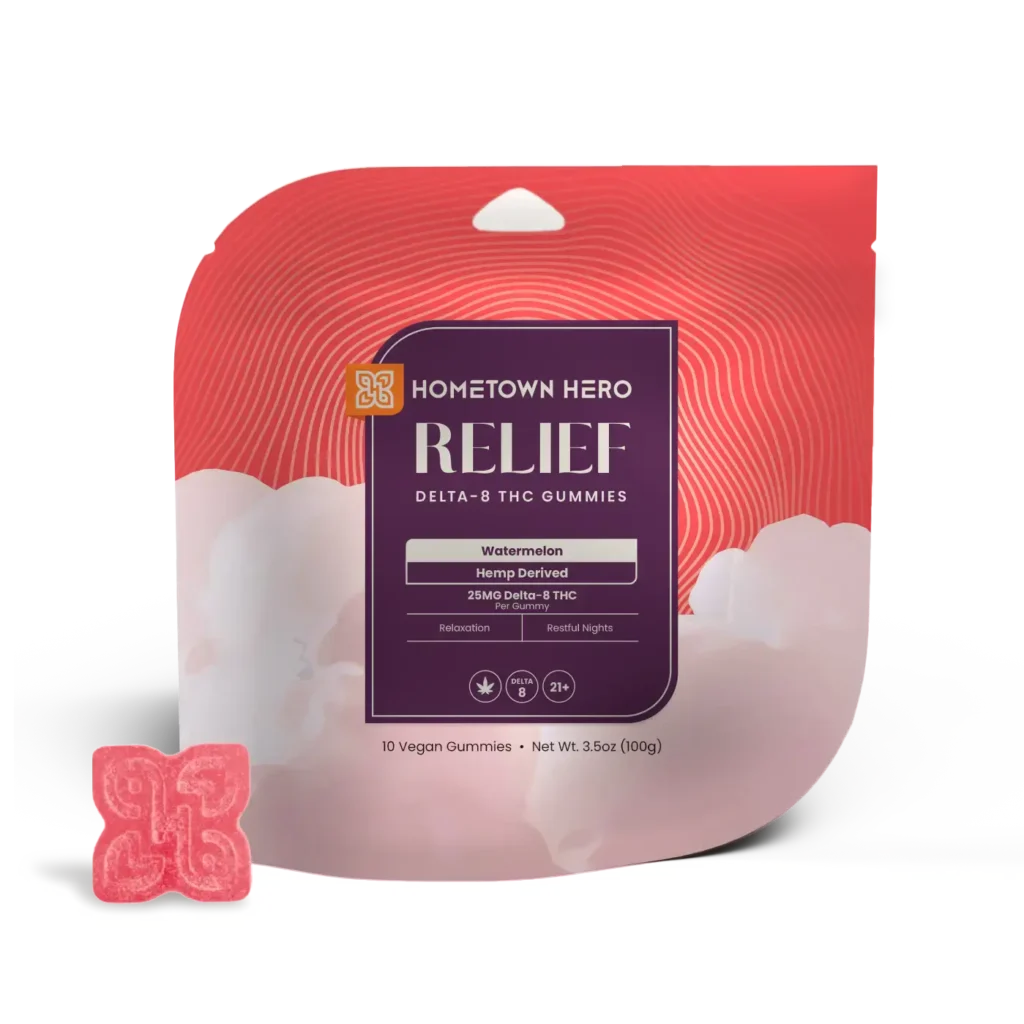 Watermelon - Relief Delta 8 Gummies