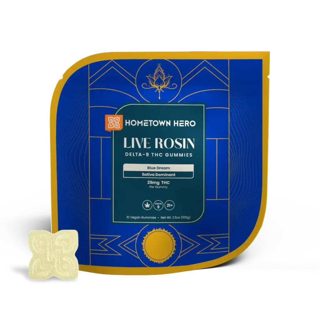 Blue Dream - Delta 9 Live Rosin Gummies