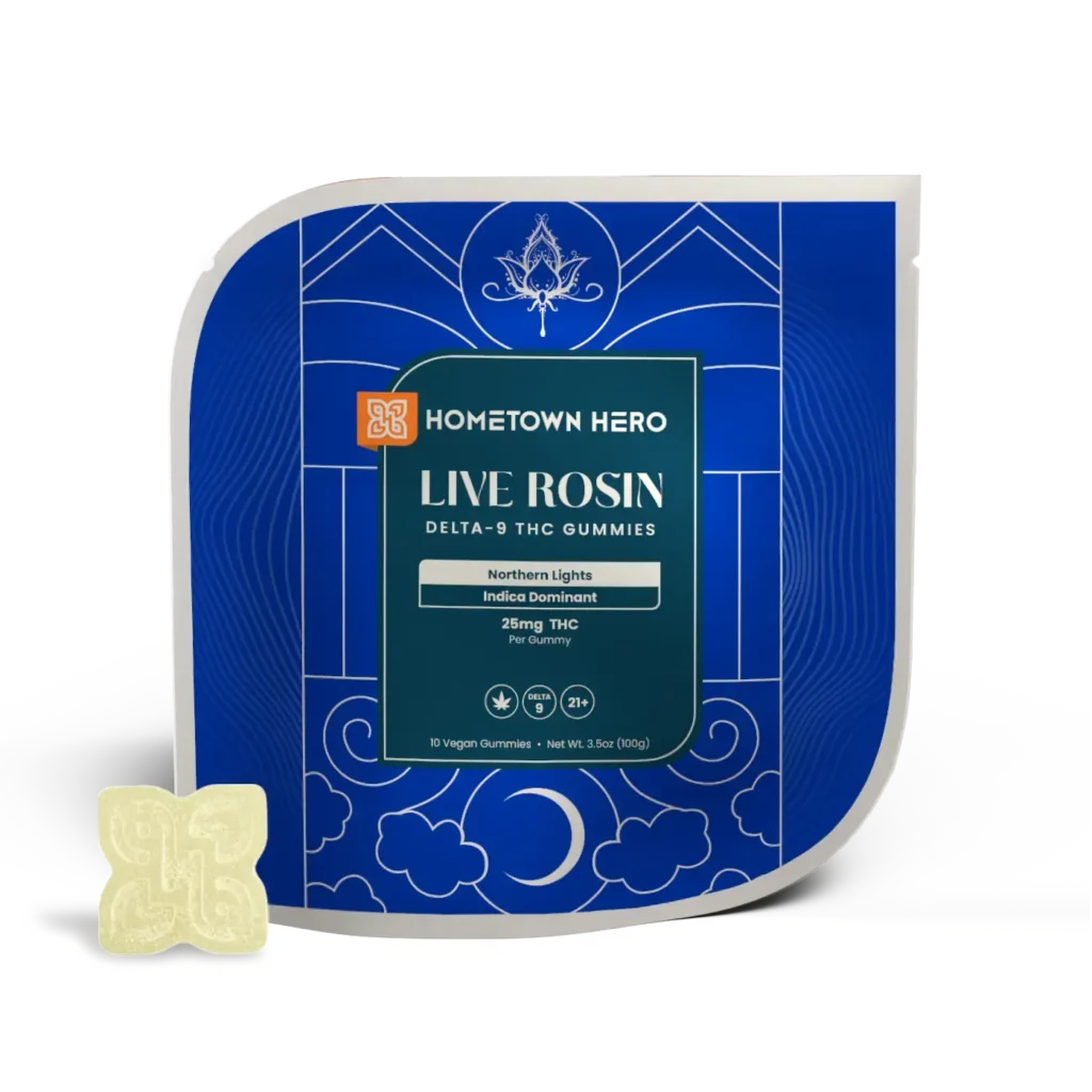 Northern Lights - Delta 9 Live Rosin Gummies