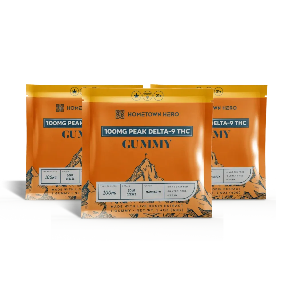 Mandarin Sour Diesel - Peak Delta 9 Gummy (3 Pack)