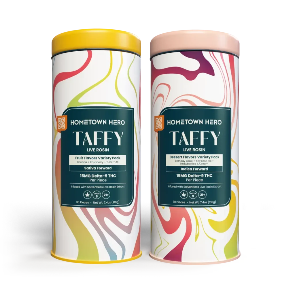Indica + Sativa - Mixed Taffy Duo Pack