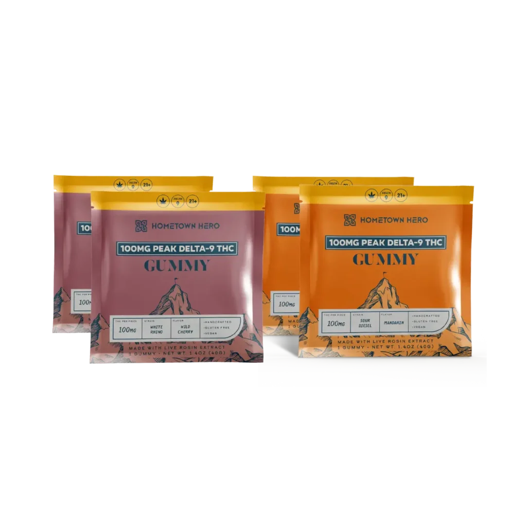 Mandarin + Wild Cherry - Peak Delta 9 Gummies Duo Pack