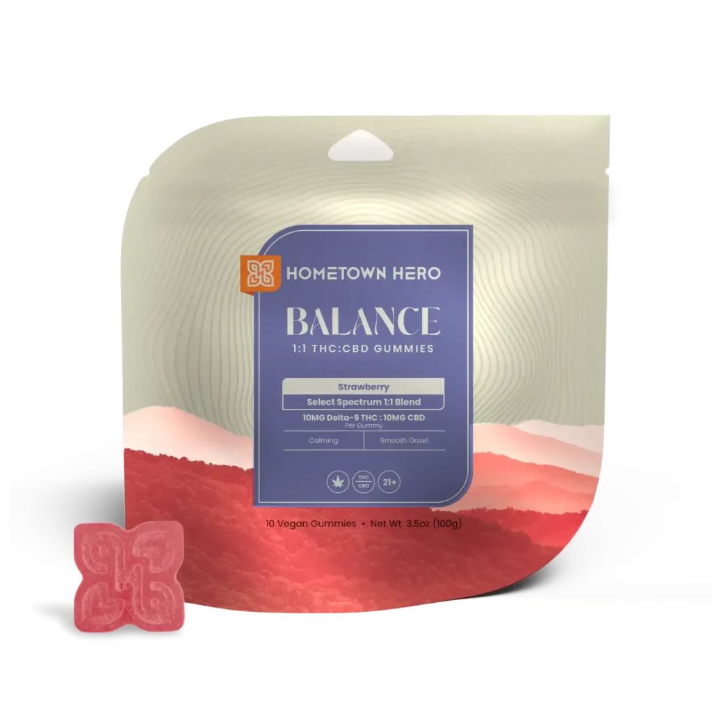 Strawberry - Balance THC:CBD Gummies