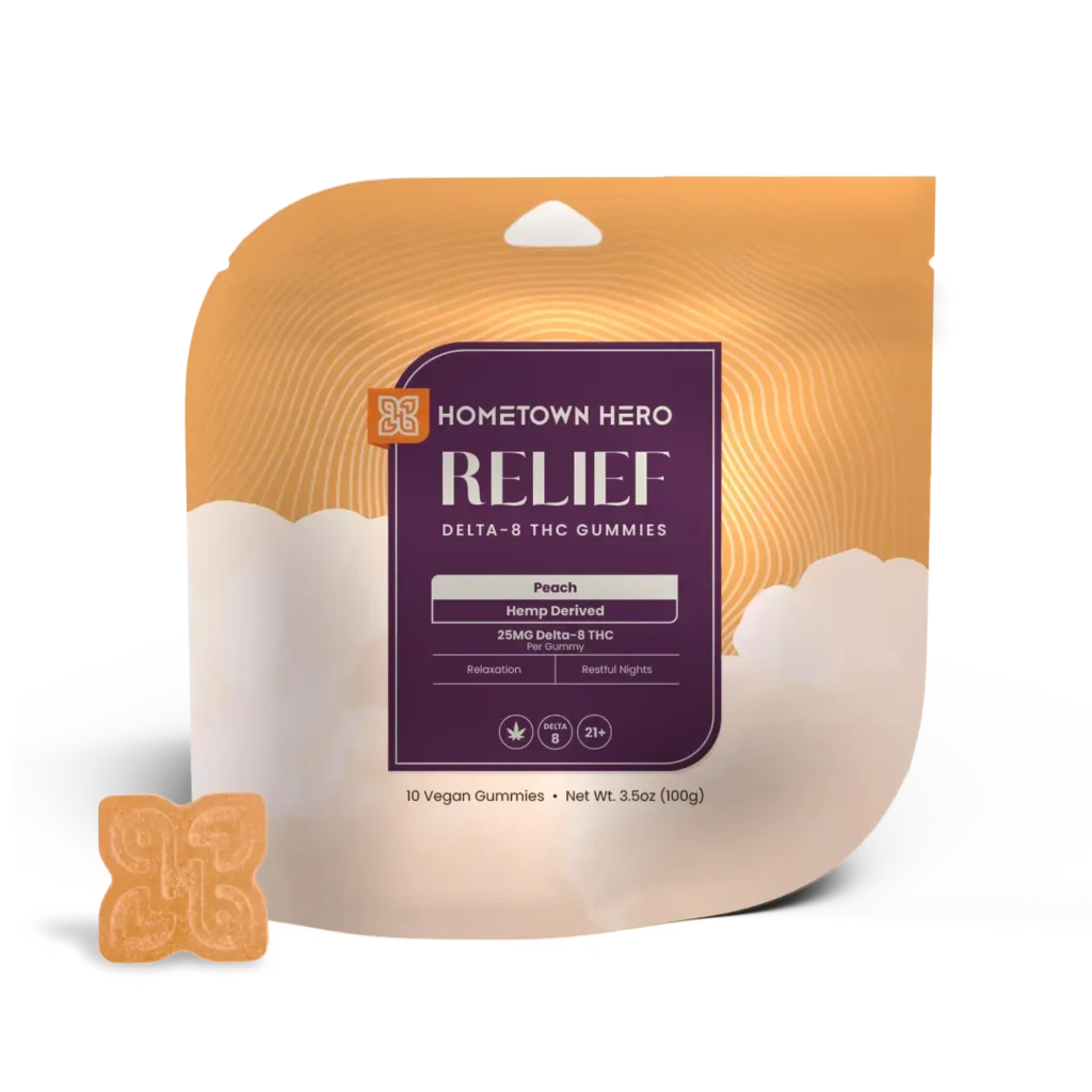 Peach - Relief Delta 8 Gummies